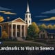 Fostoria News: Illustration, with headline: Historic Landmarks to Visit in Seneca County